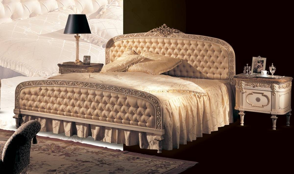 Кровать с мягким изголовьем Azelia/E5712 из Италии фабрики OAK