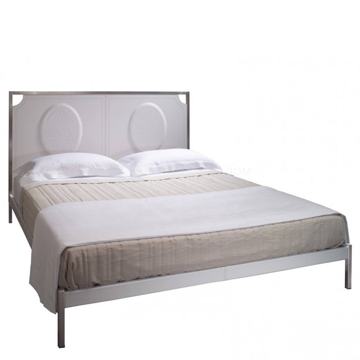 Двуспальная кровать Testa Bed из Италии фабрики SAWAYA & MORONI