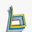 Металлический / Пластиковый стул Tip Ton chair — фотография 3