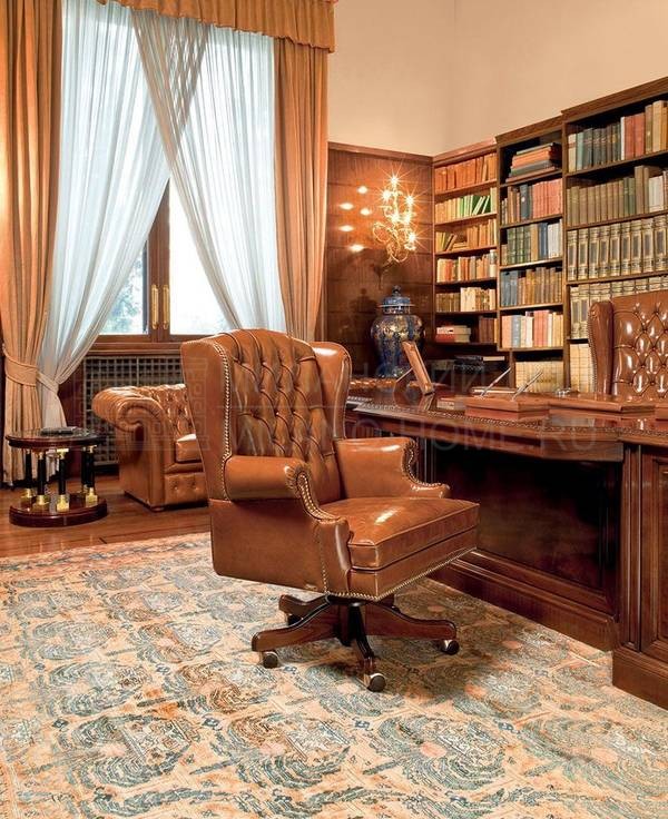 Кожаное кресло The President armchair из Италии фабрики MASCHERONI