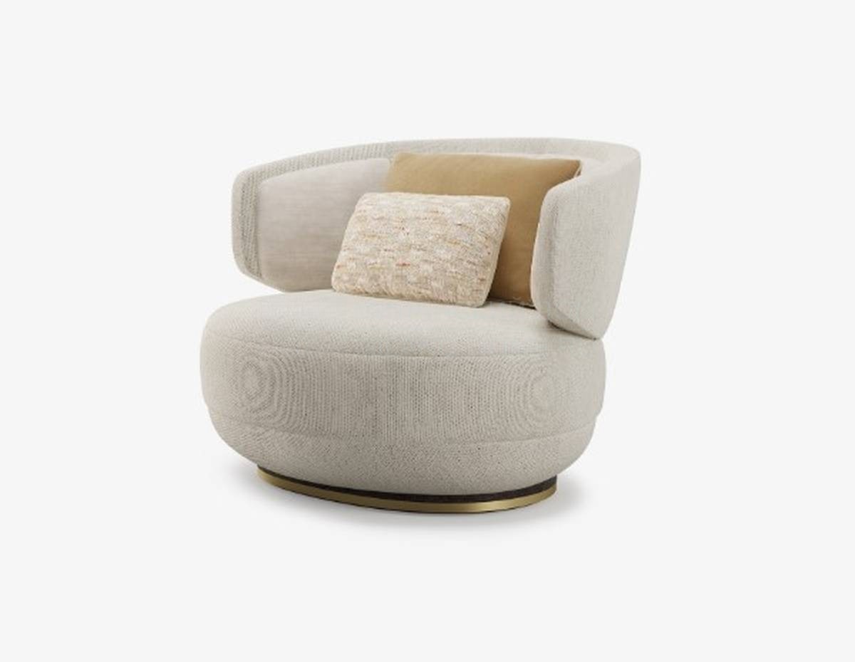 Круглое кресло Copenhagen armchair из Португалии фабрики FRATO
