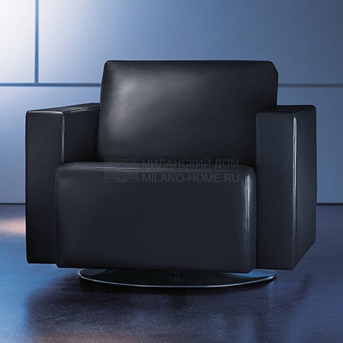 Кожаное кресло Nelson 609/armchair из Германии фабрики WALTER KNOLL