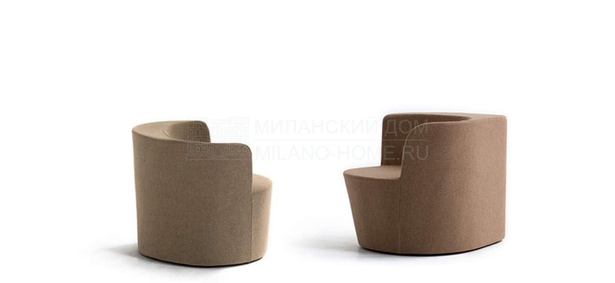 Круглое кресло Taba armchair из Италии фабрики MOROSO