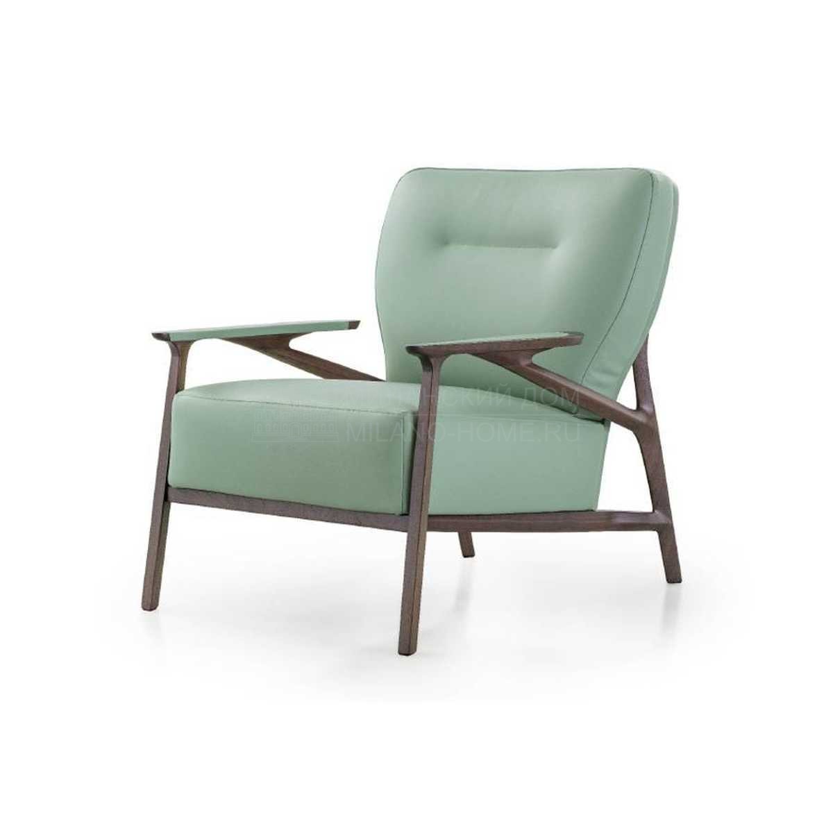 Кожаное кресло Vine leather armchair из Италии фабрики TURRI
