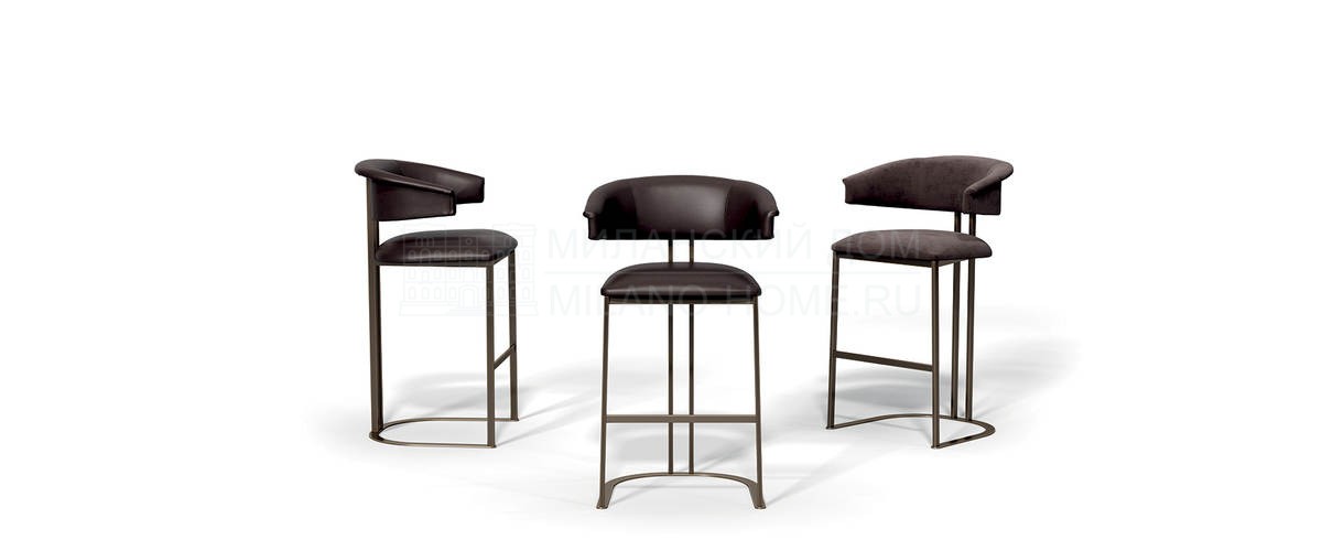 Кожаный стул Kyo stool leather из Италии фабрики EMMEMOBILI