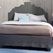 Кровать с деревянным изголовьем Gray / art.80E/ 80G