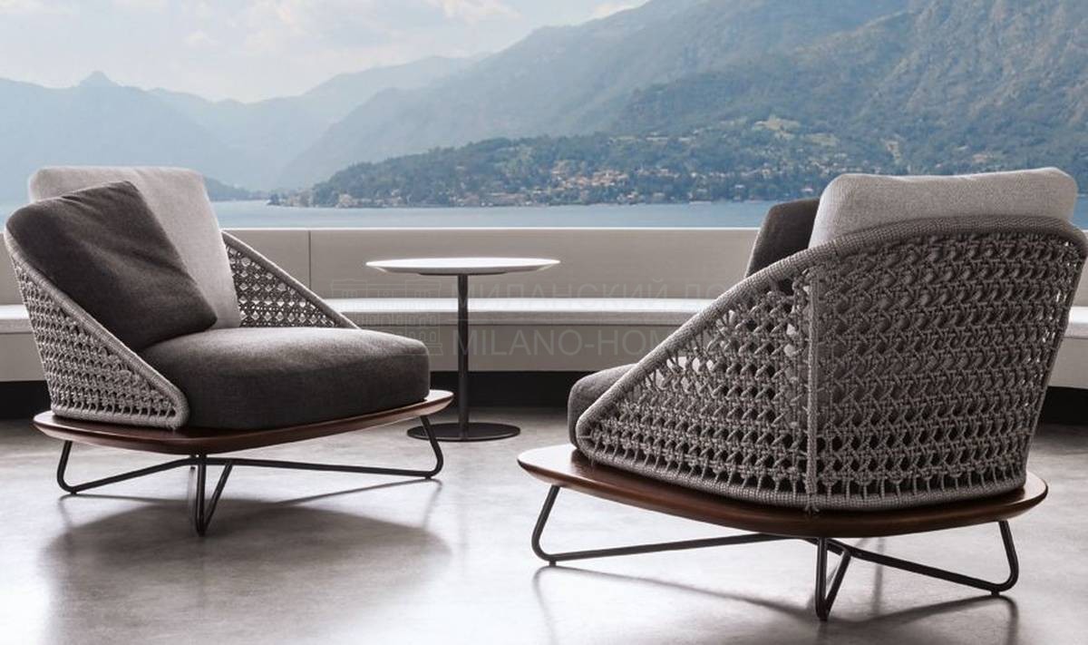 Кресло Rivera Outdoor armchair из Италии фабрики MINOTTI