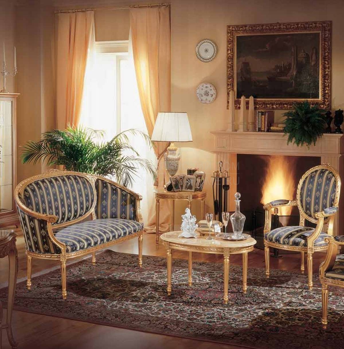 Прямой диван Voltaire/542-D2 из Италии фабрики ANGELO CAPPELLINI 