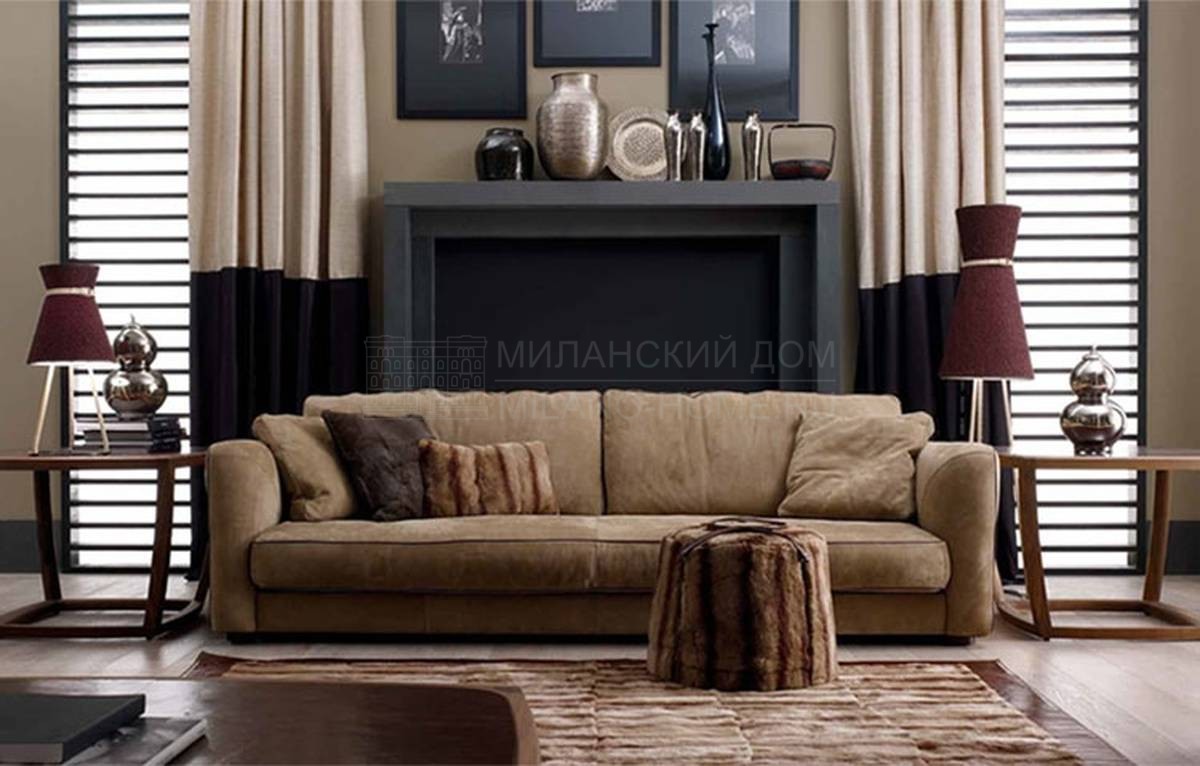 Прямой диван Tommy Nubuck Sofa из Италии фабрики ULIVI