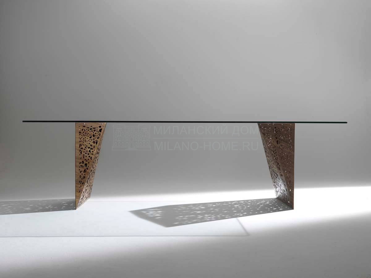 Стеклянный стол Riddled Table²/table из Италии фабрики HORM