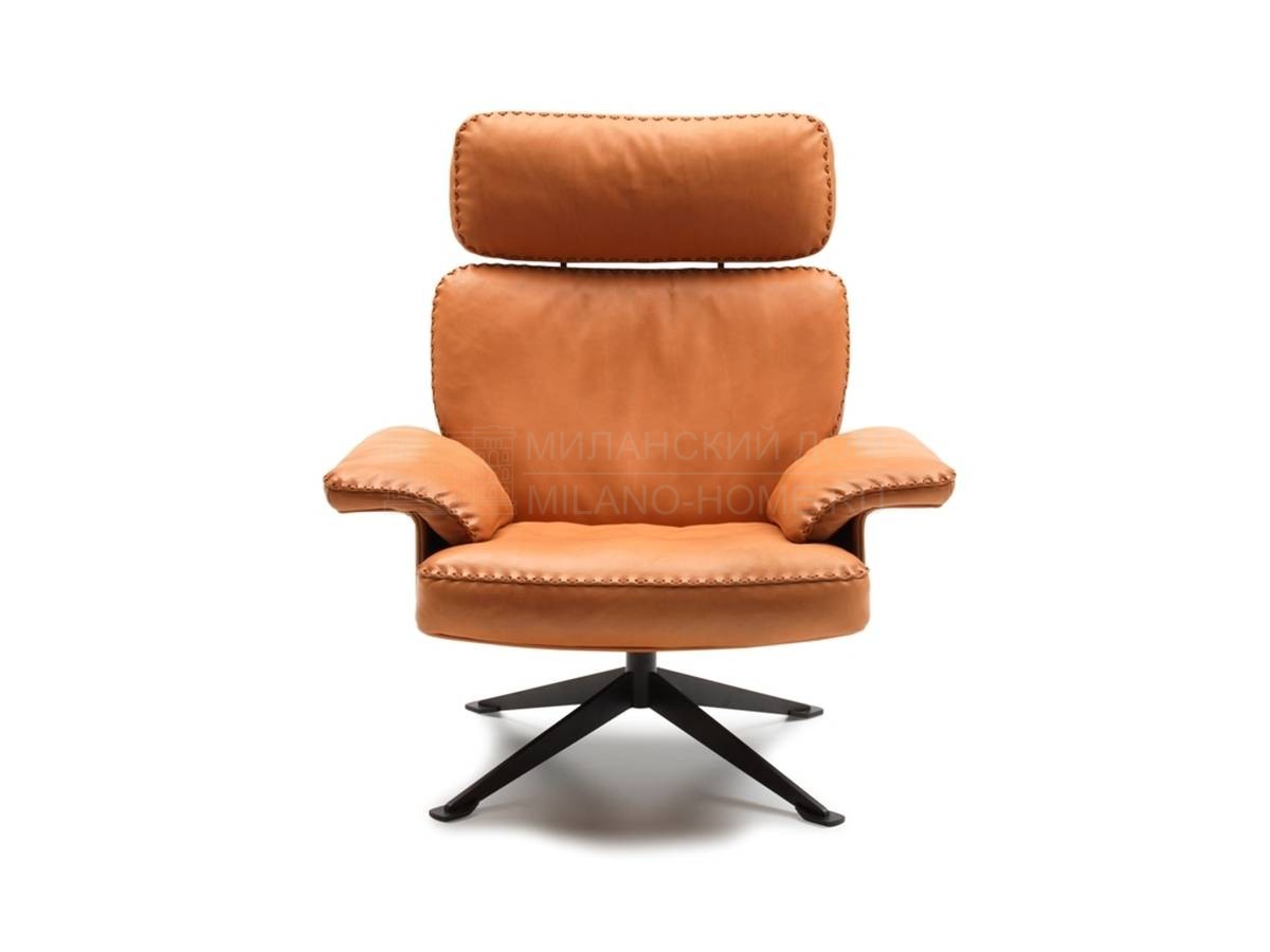 Кожаное кресло DS-31 high armchair из Швейцарии фабрики DE SEDE