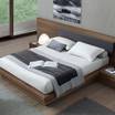 Кровать с деревянным изголовьем Ala / bed