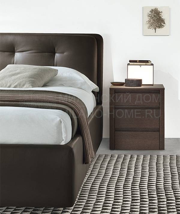 Кровать с мягким изголовьем Maxim/bed из Италии фабрики JESSE