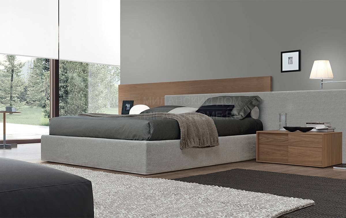 Кровать с мягким изголовьем Mylove/bed из Италии фабрики JESSE