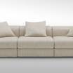 Прямой диван Abbraccio sofa