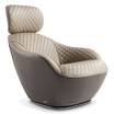 Кожаное кресло Bergamote armchair