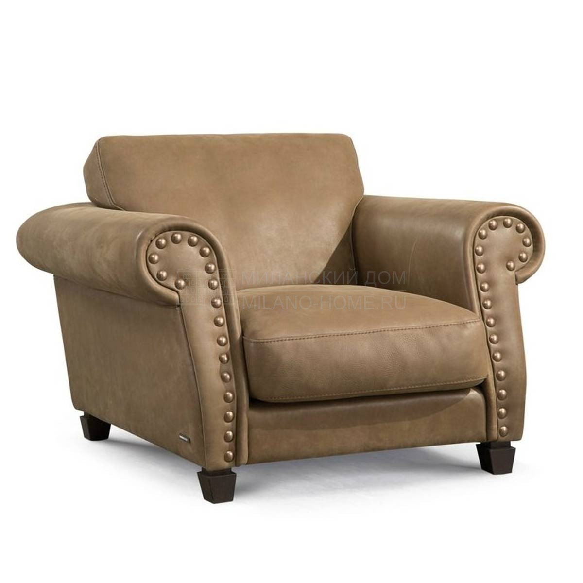 Кожаное кресло Variations armchair из Франции фабрики ROCHE BOBOIS