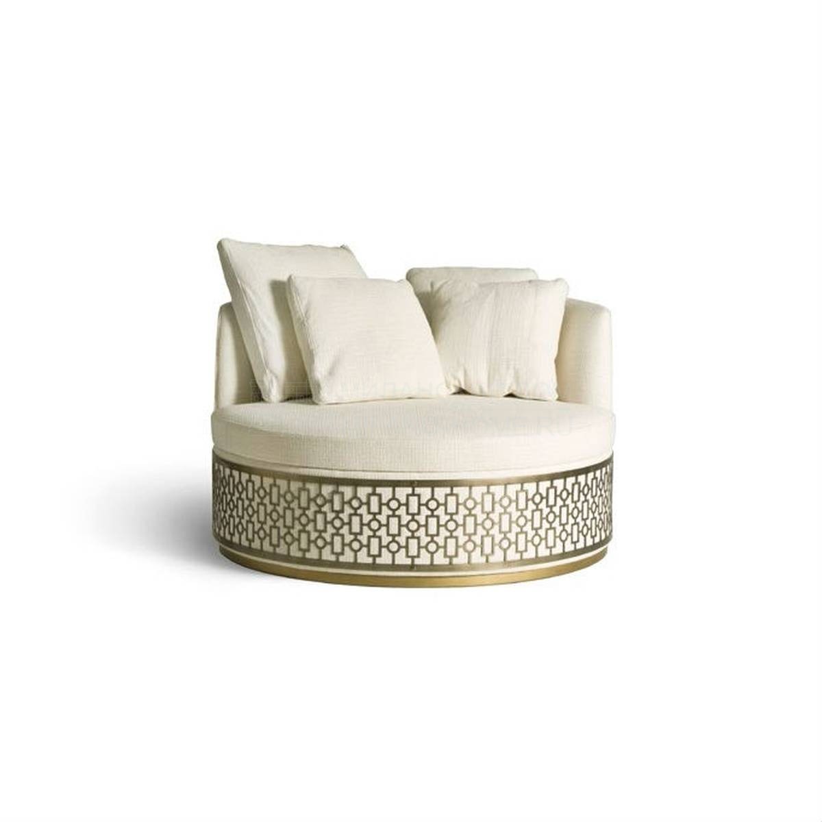 Круглое кресло Art.24106 armchair из Италии фабрики ANGELO CAPPELLINI 