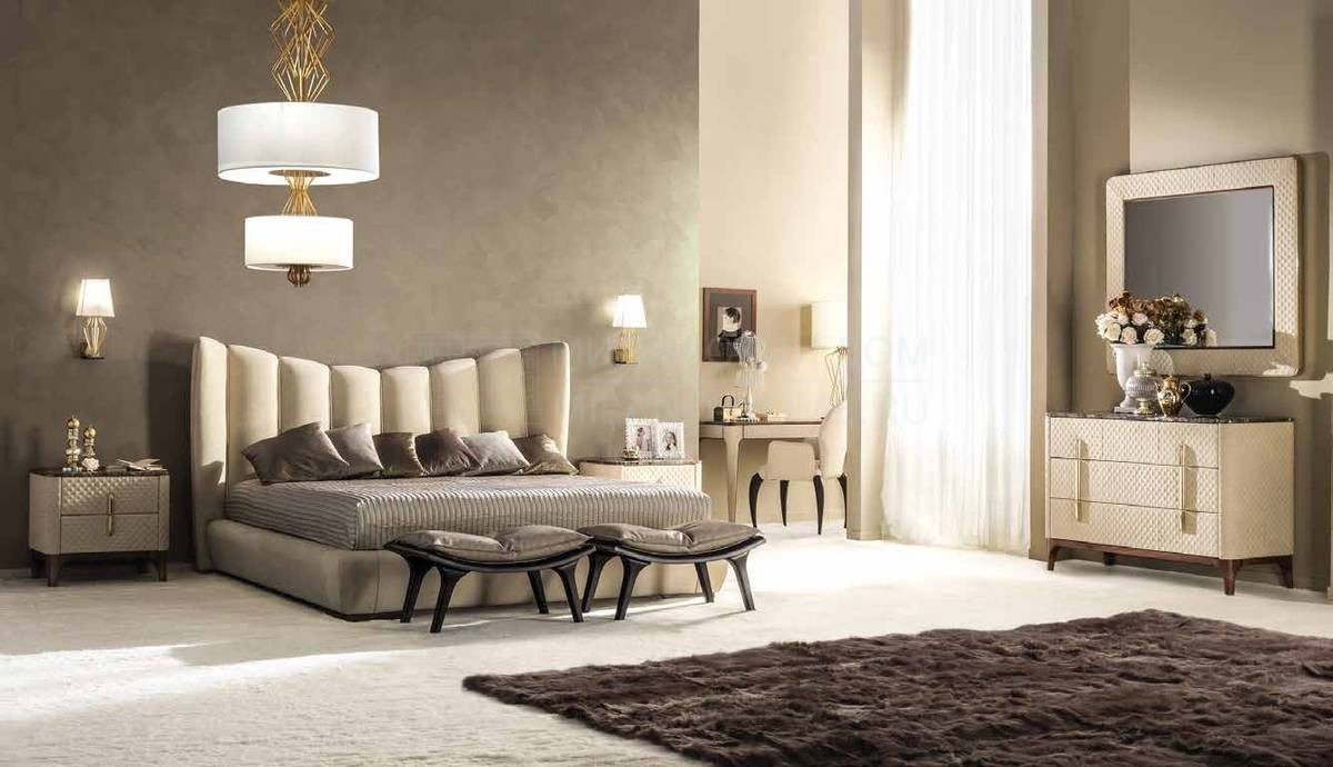 Кровать с мягким изголовьем Kelly Home / bed из Италии фабрики BASTIANELLI HOME