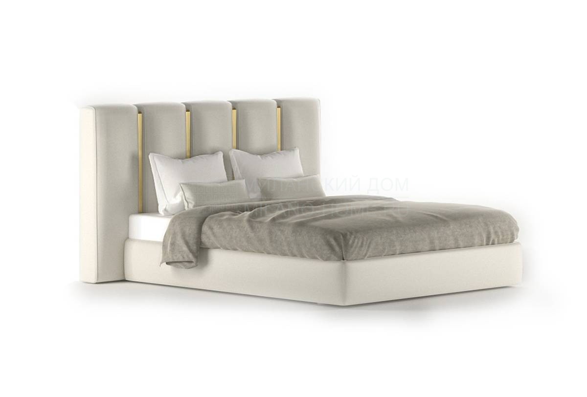 Кровать с мягким изголовьем Club bed из Италии фабрики RUGIANO