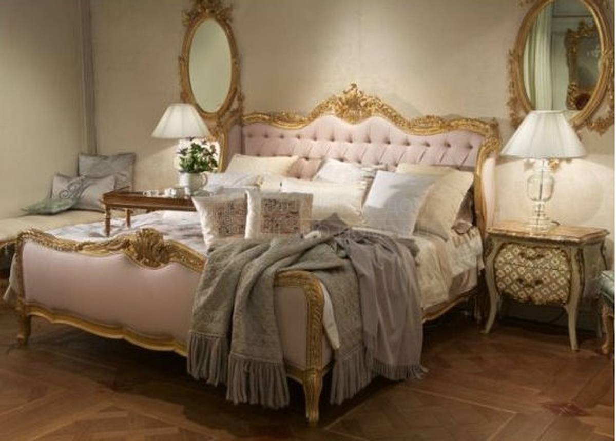 Кровать с комбинированным изголовьем art.2031LL из Италии фабрики MEDEA