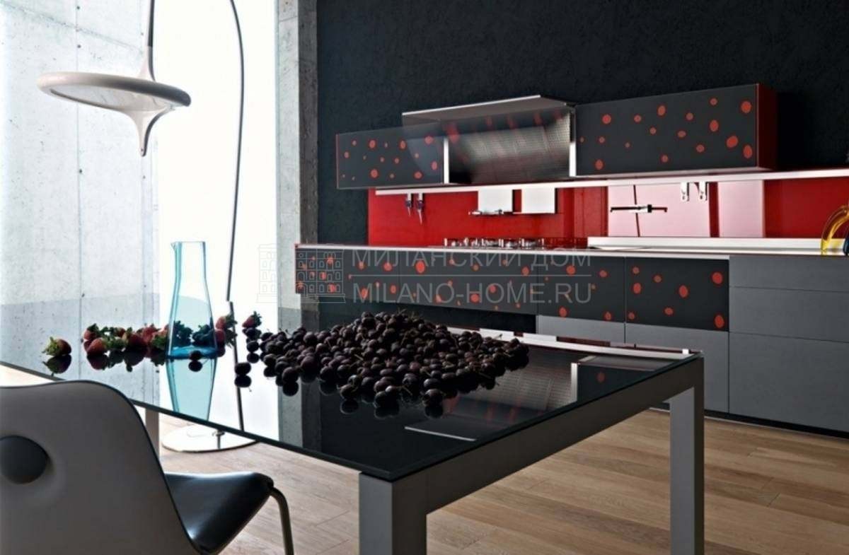 Кухня Vitrum arte red из Италии фабрики VALCUCINE