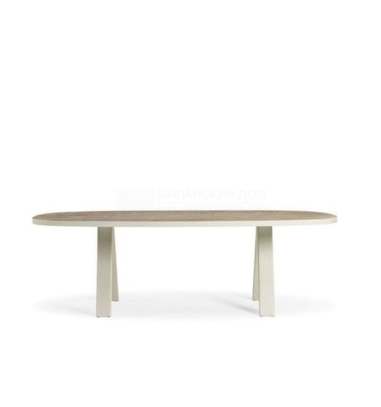 Обеденный стол Esedra dining table oval из Италии фабрики ETHIMO