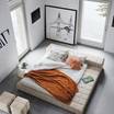 Кровать с мягким изголовьем Squaring high bed — фотография 5