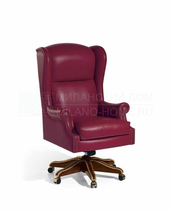 Кожаное кресло art.MG1039 из Италии фабрики OAK