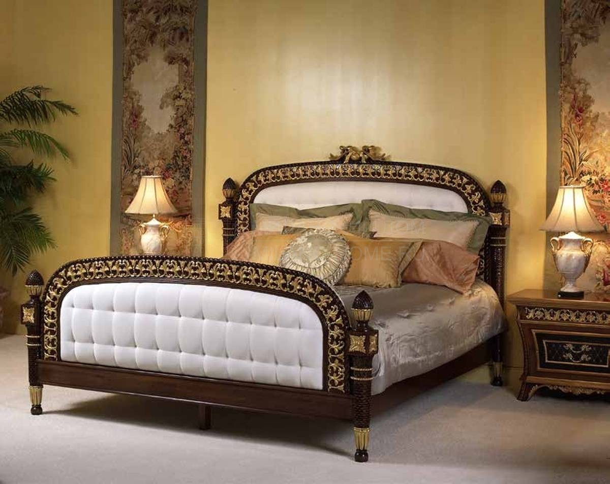 Кровать с мягким изголовьем Francesco Molon/H501 из Италии фабрики FRANCESCO MOLON