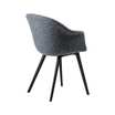 Полукресло Bat dining chair fully upholstered plastic base — фотография 3