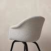 Полукресло Bat dining chair fully upholstered plastic base — фотография 8