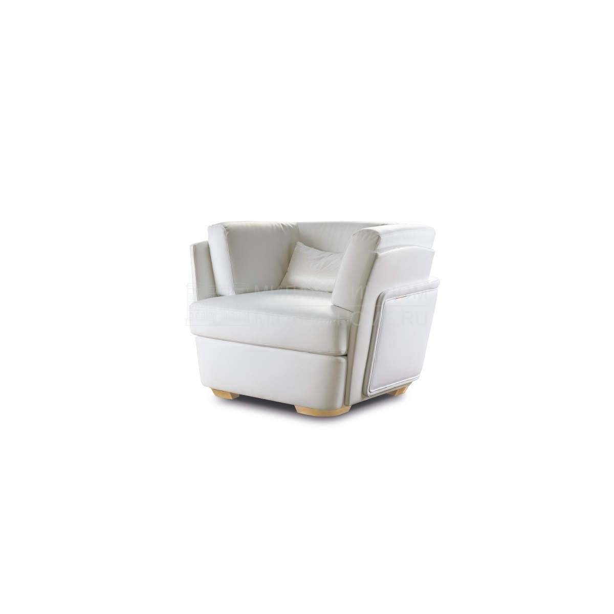 Кожаное кресло Blanche armchair leather из Италии фабрики TURRI