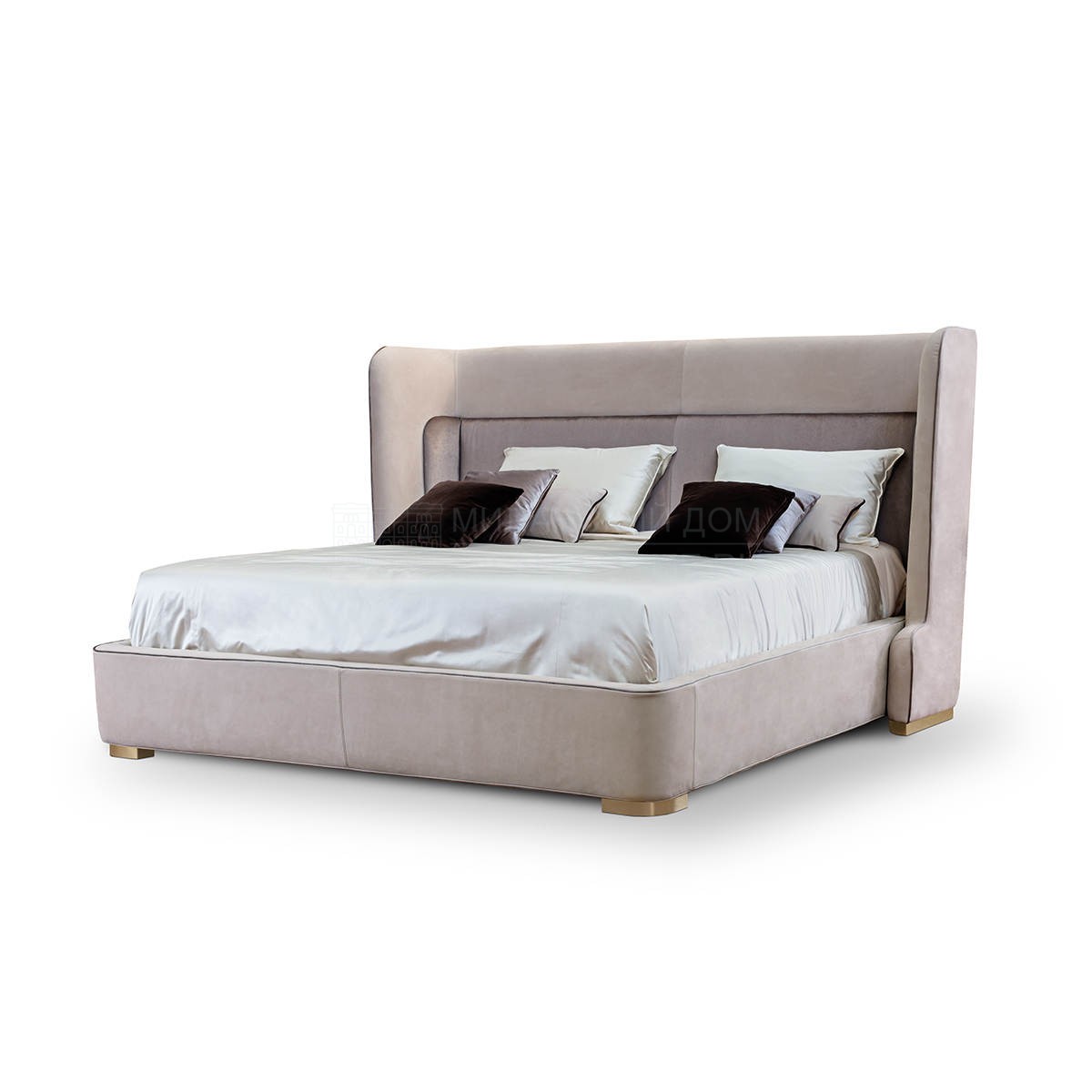 Двуспальная кровать Noir bed из Италии фабрики TURRI