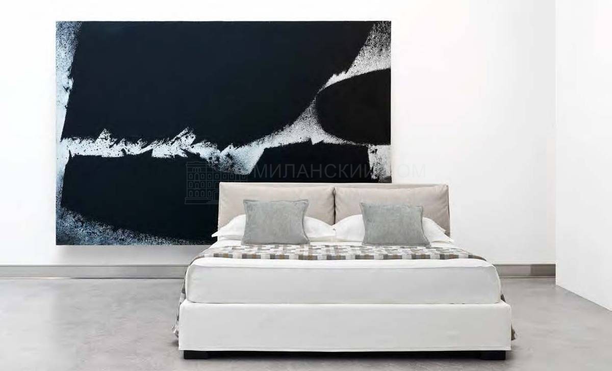 Кровать с мягким изголовьем Bahamas/bed из Италии фабрики ORIZZONTI