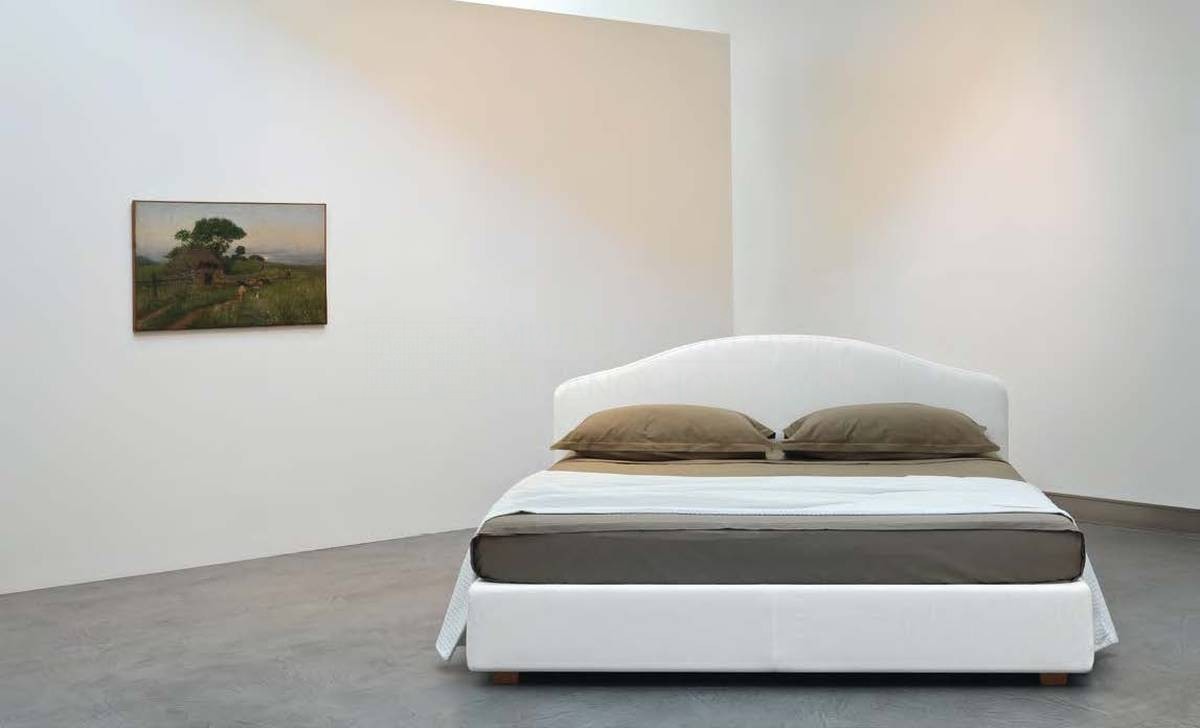 Кровать с мягким изголовьем Elba/bed из Италии фабрики ORIZZONTI
