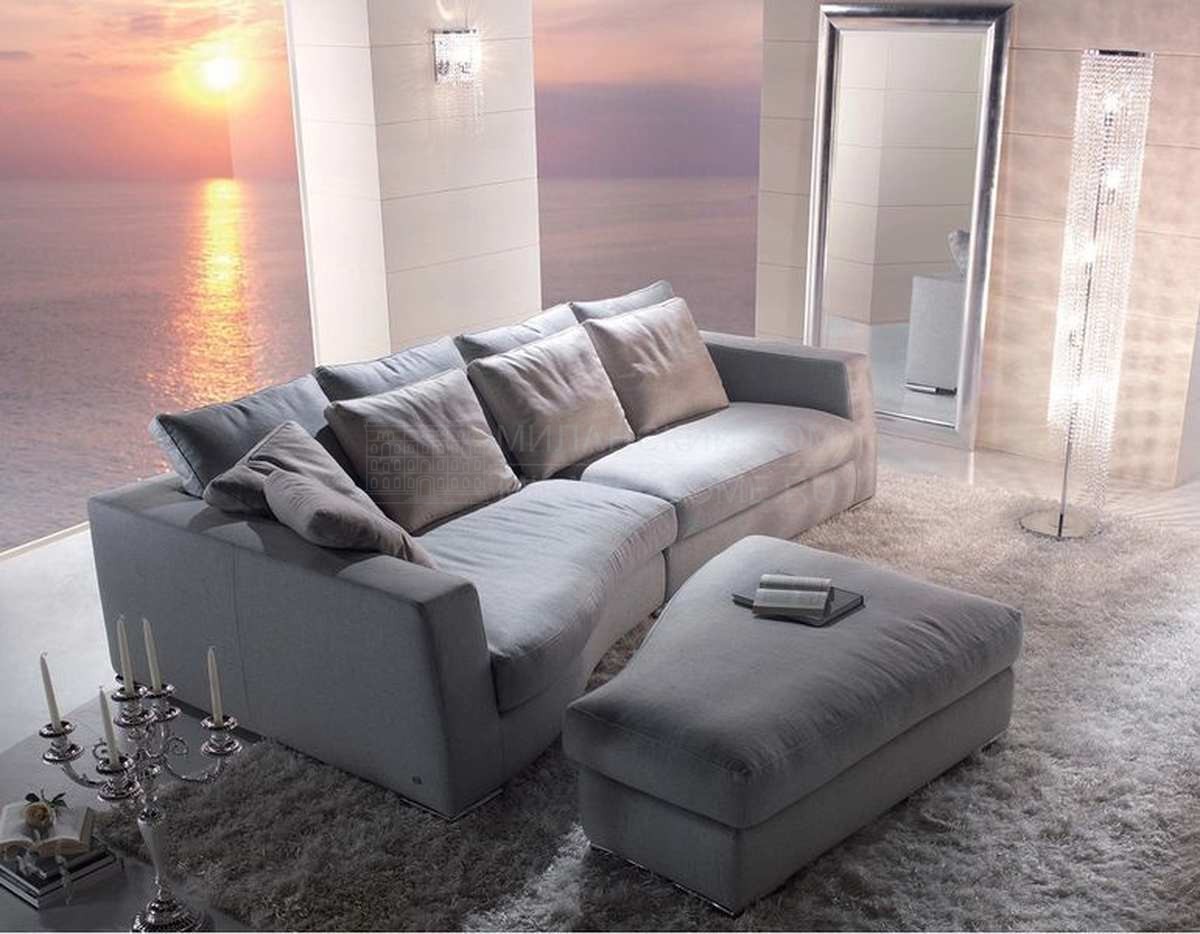 Прямой диван William sofa curved из Италии фабрики TOSCONOVA
