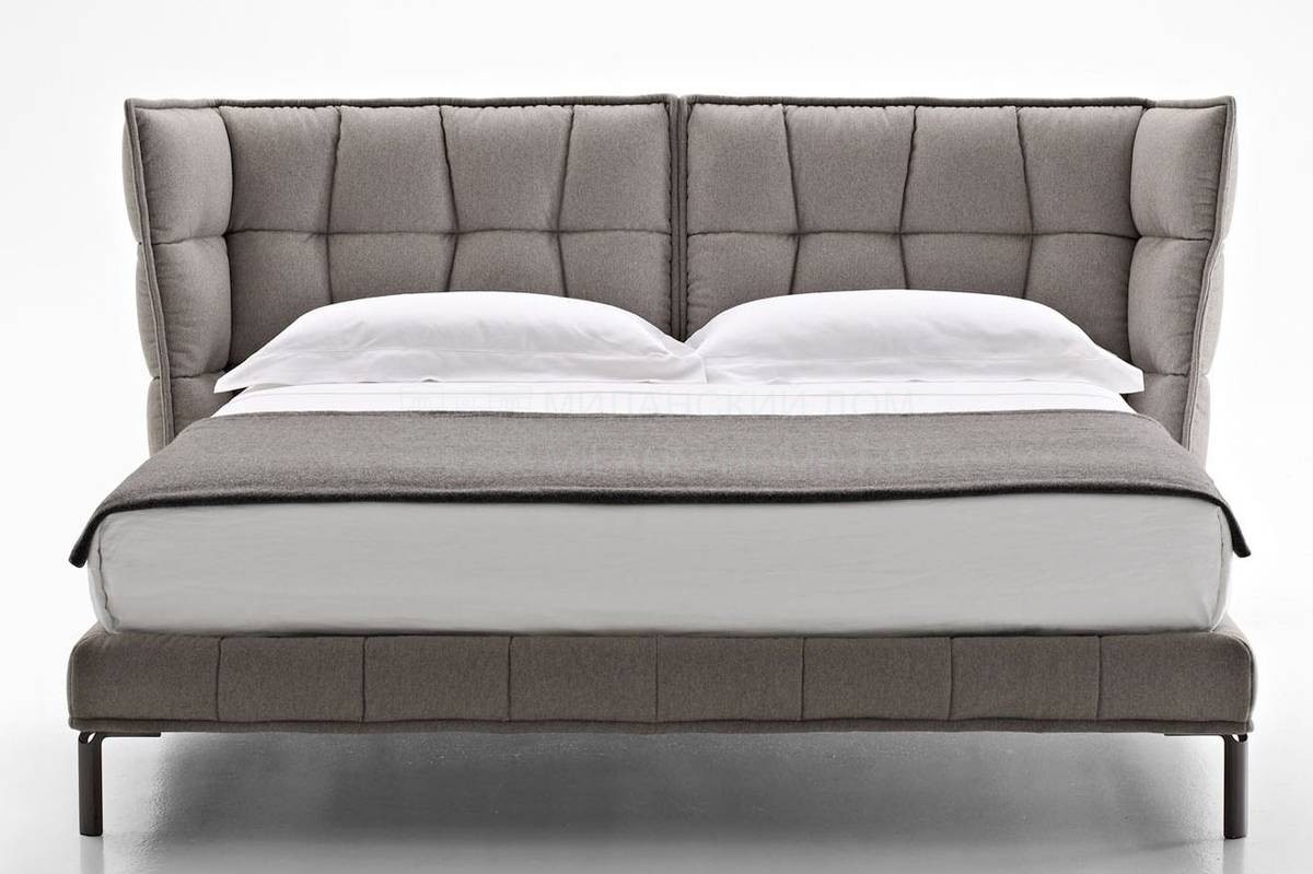 Кровать с мягким изголовьем Husk / art.LH170, LH180 из Италии фабрики B&B MAXALTO