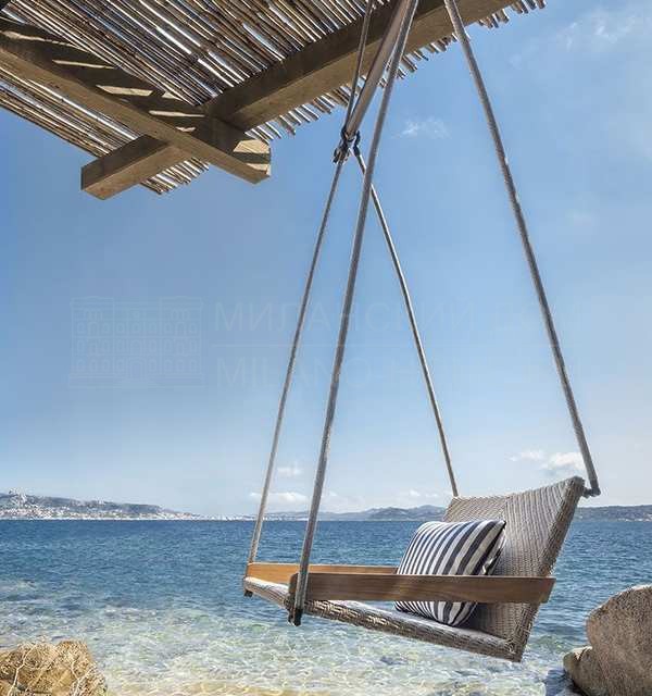 Кресло-качалка Allaperto nautic single swing из Италии фабрики ETHIMO