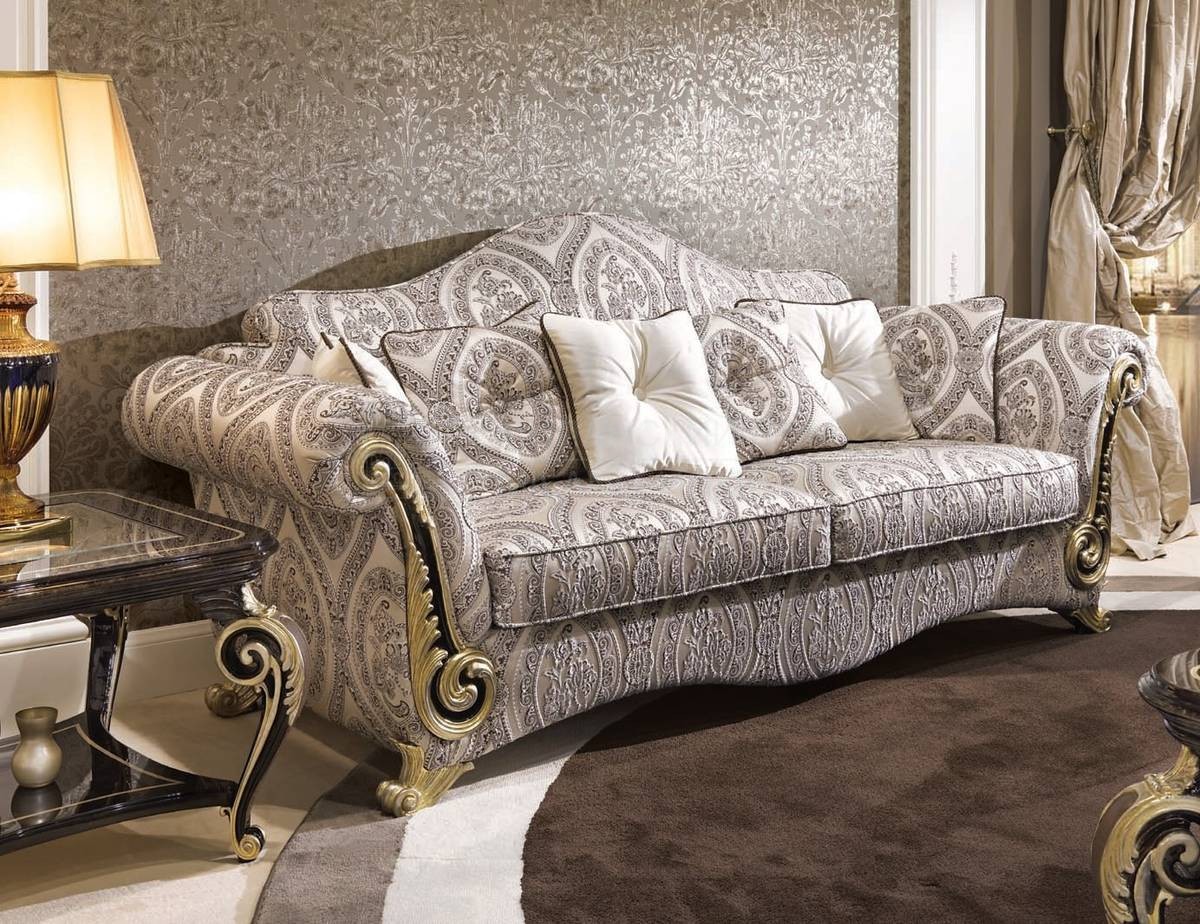 Прямой диван Baroque / art.TC407 из Италии фабрики TURRI