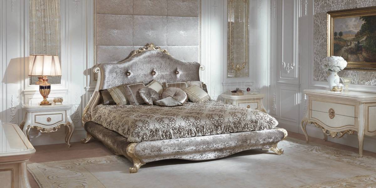 Кровать с мягким изголовьем Baroque/TC150K из Италии фабрики TURRI
