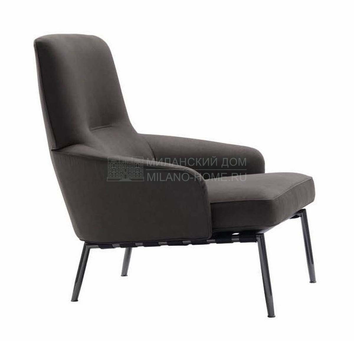 Кожаное кресло Coley Armchair из Италии фабрики MINOTTI