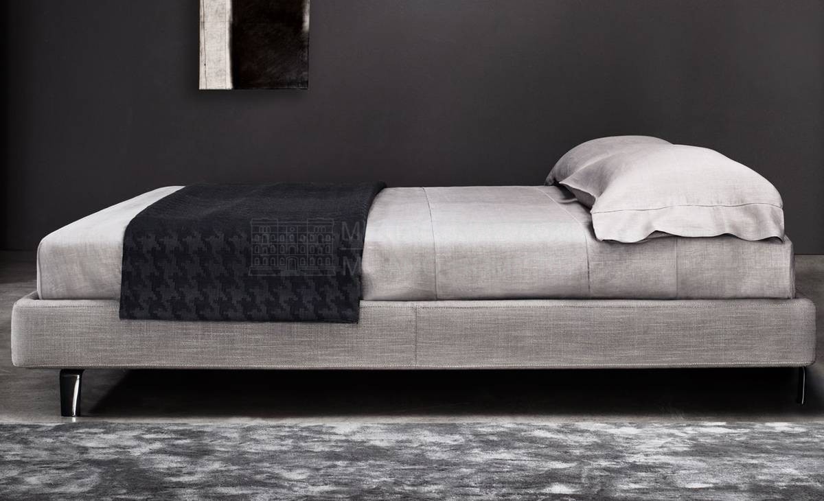 Двуспальная кровать Tatlin Sommier bed из Италии фабрики MINOTTI