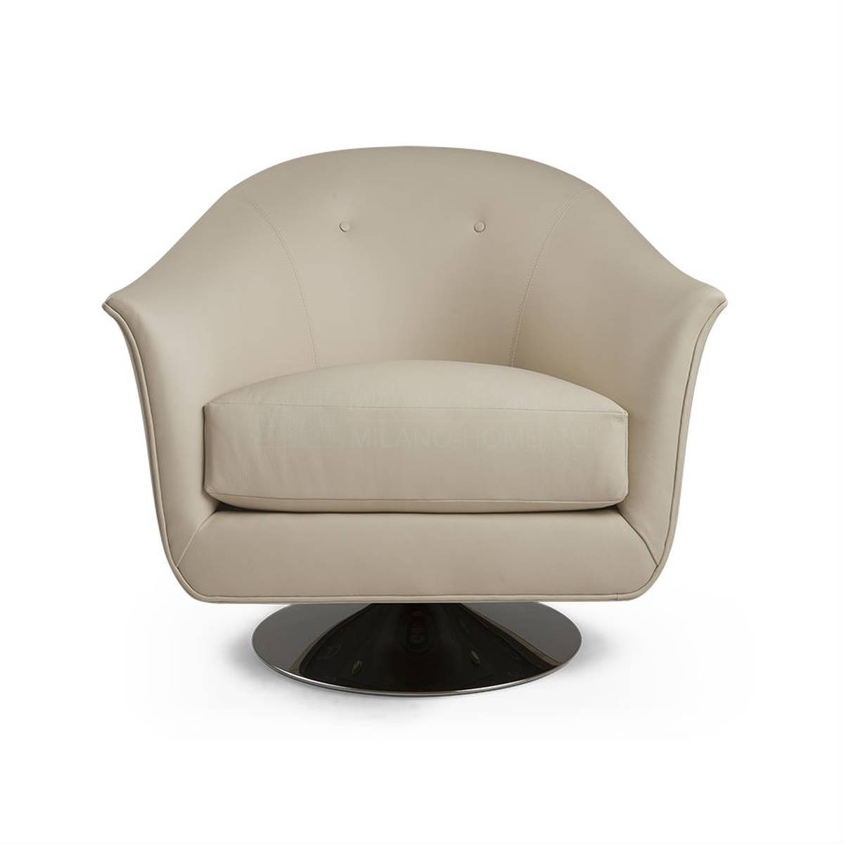 Кожаное кресло Pivotant armchair из США фабрики CHRISTOPHER GUY
