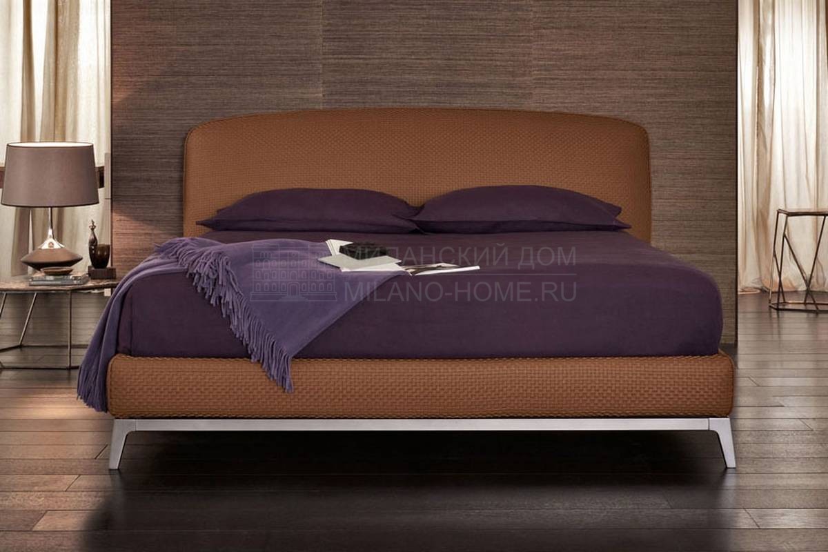 Кровать с мягким изголовьем Olivier LEOL LEOM LEOI из Италии фабрики FLOU