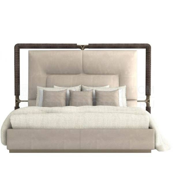 Кровать с мягким изголовьем Grace bed из Италии фабрики RUGIANO