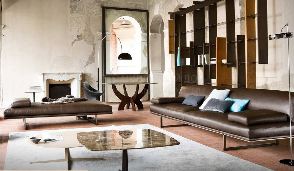 Прямой диван Blumun divano из Италии фабрики BUSNELLI