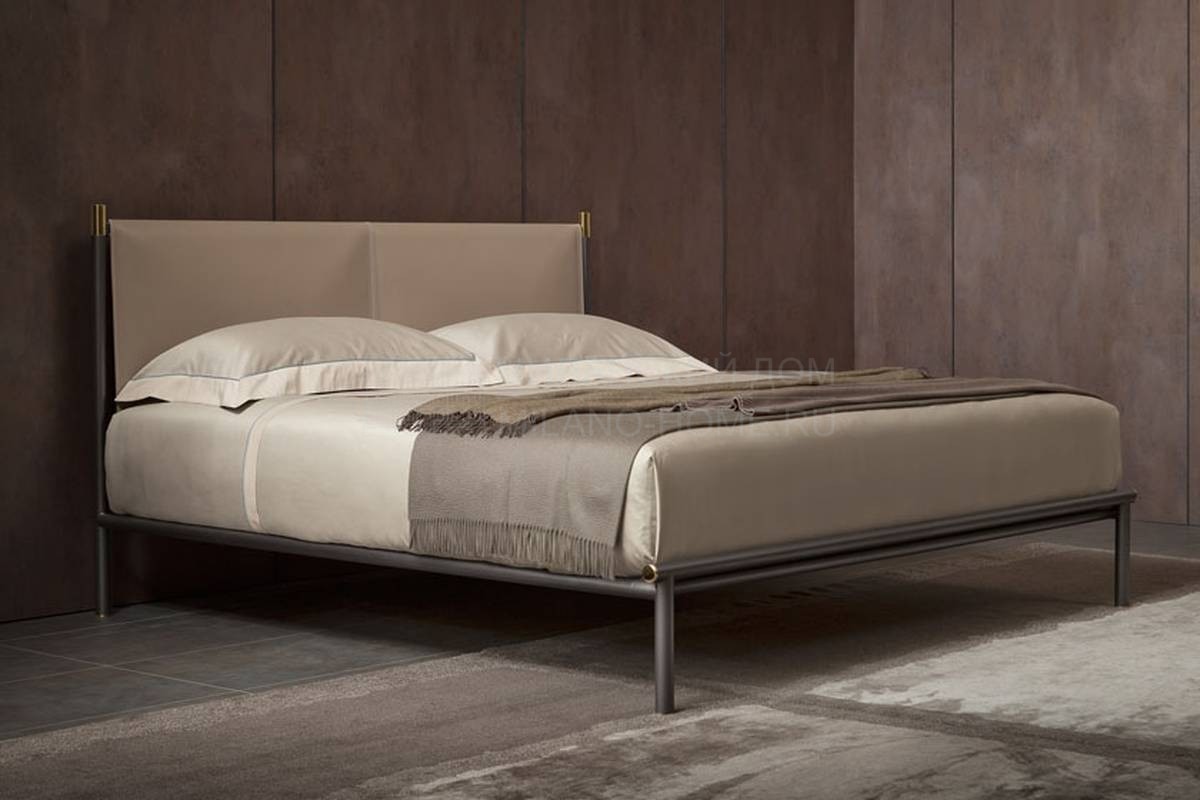 Кожаная кровать Iko LEI1 LEI2 LEI5 из Италии фабрики FLOU