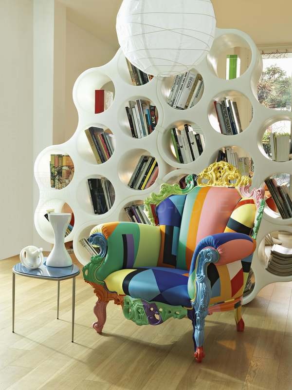 Кресло Proust geometrica / armchair из Италии фабрики CAPPELLINI