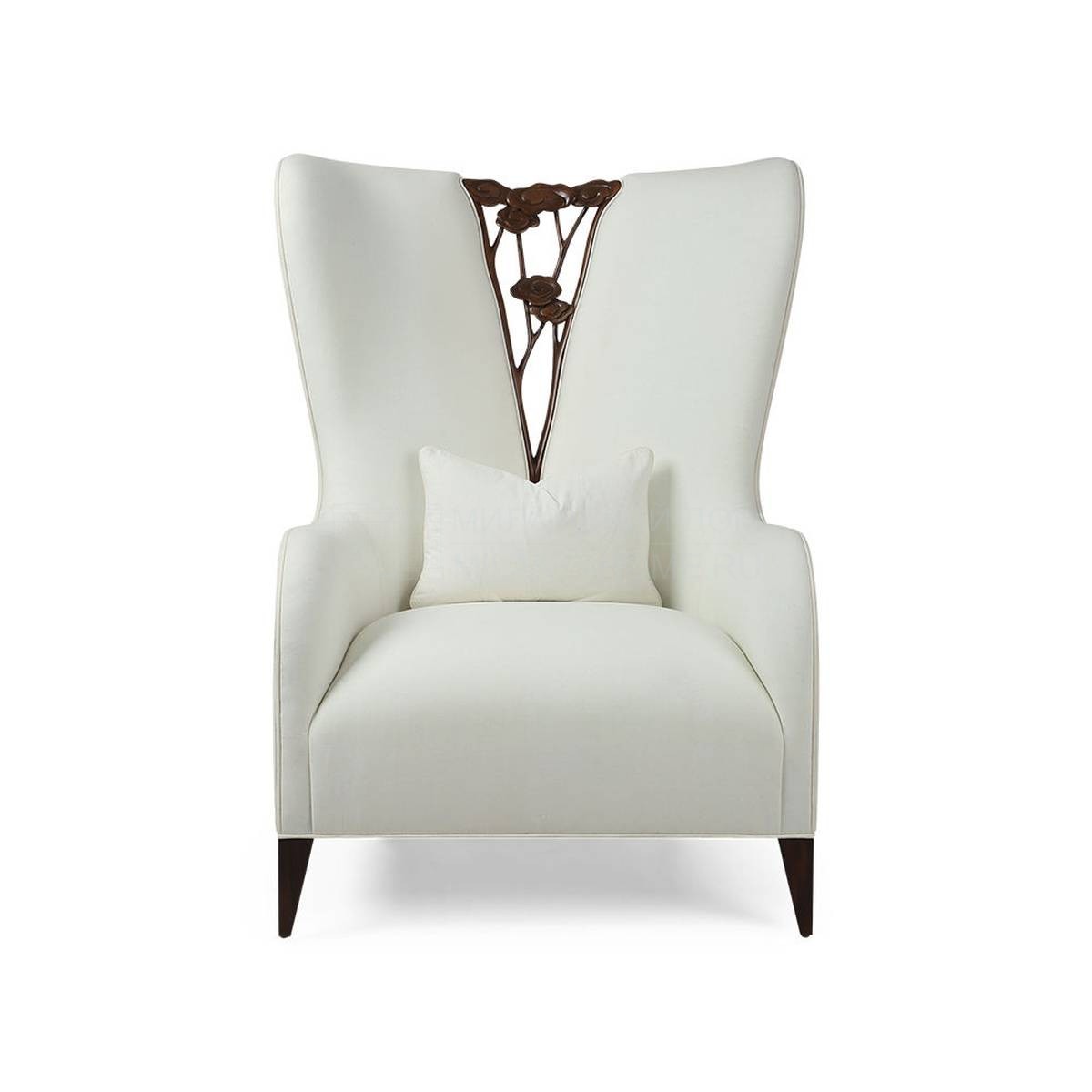 Кожаное кресло Camellias armchair из США фабрики CHRISTOPHER GUY